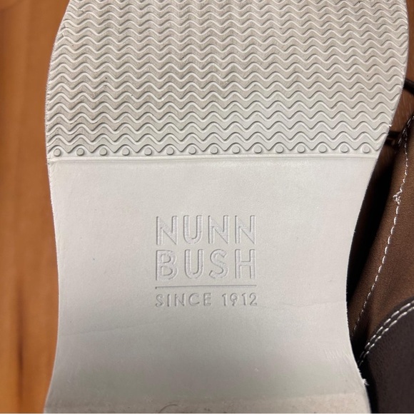 Nunn Bush Otto Plain Toe Oxford Walking Shoes Suede Lightweight Mocha Size 11.5 - Picture 7 of 8